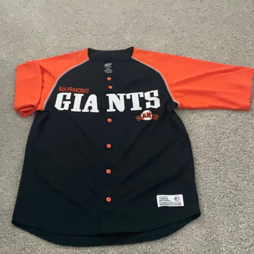 San Francisco Giants Shirt - Black and Orange